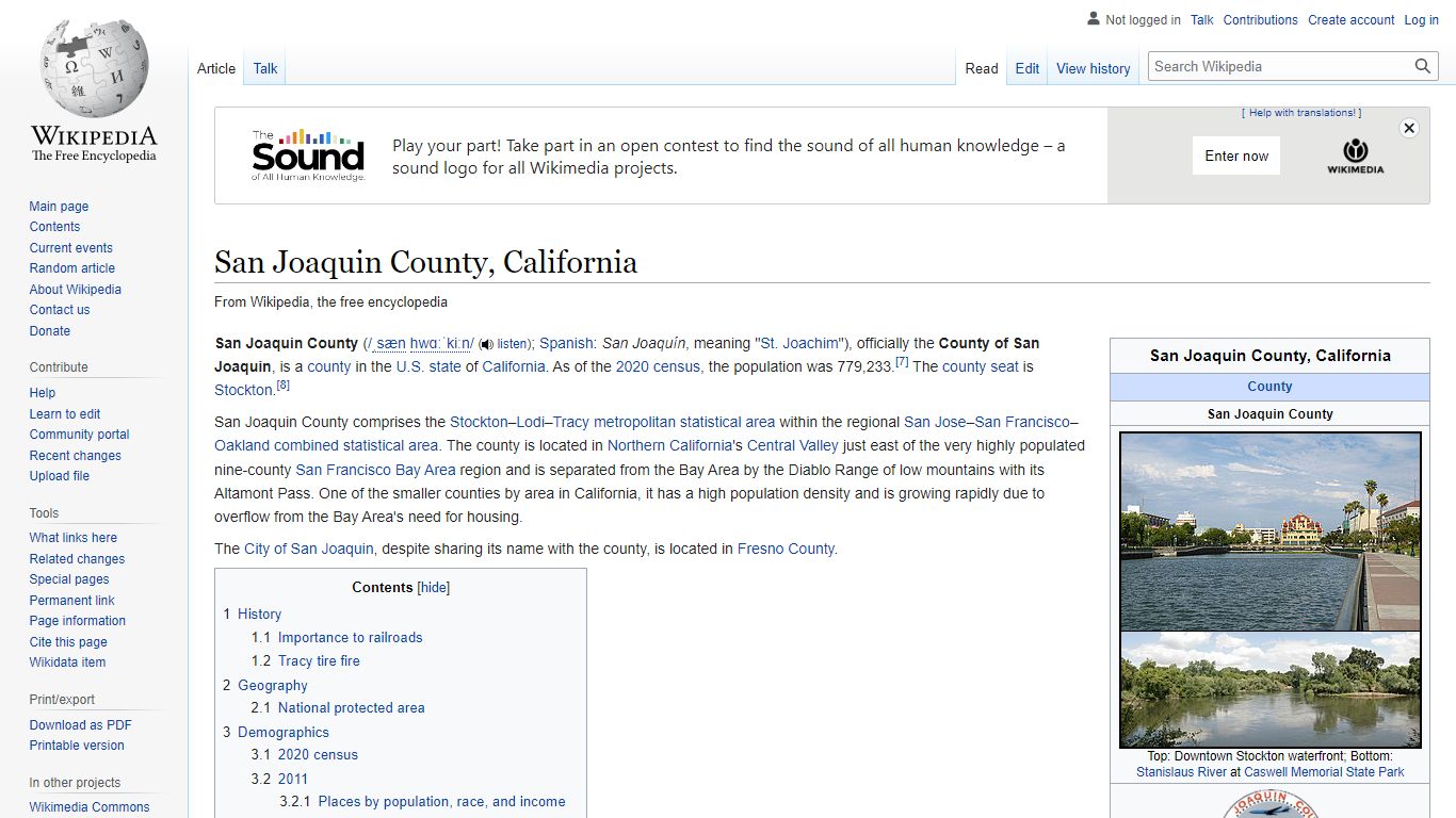San Joaquin County, California - Wikipedia